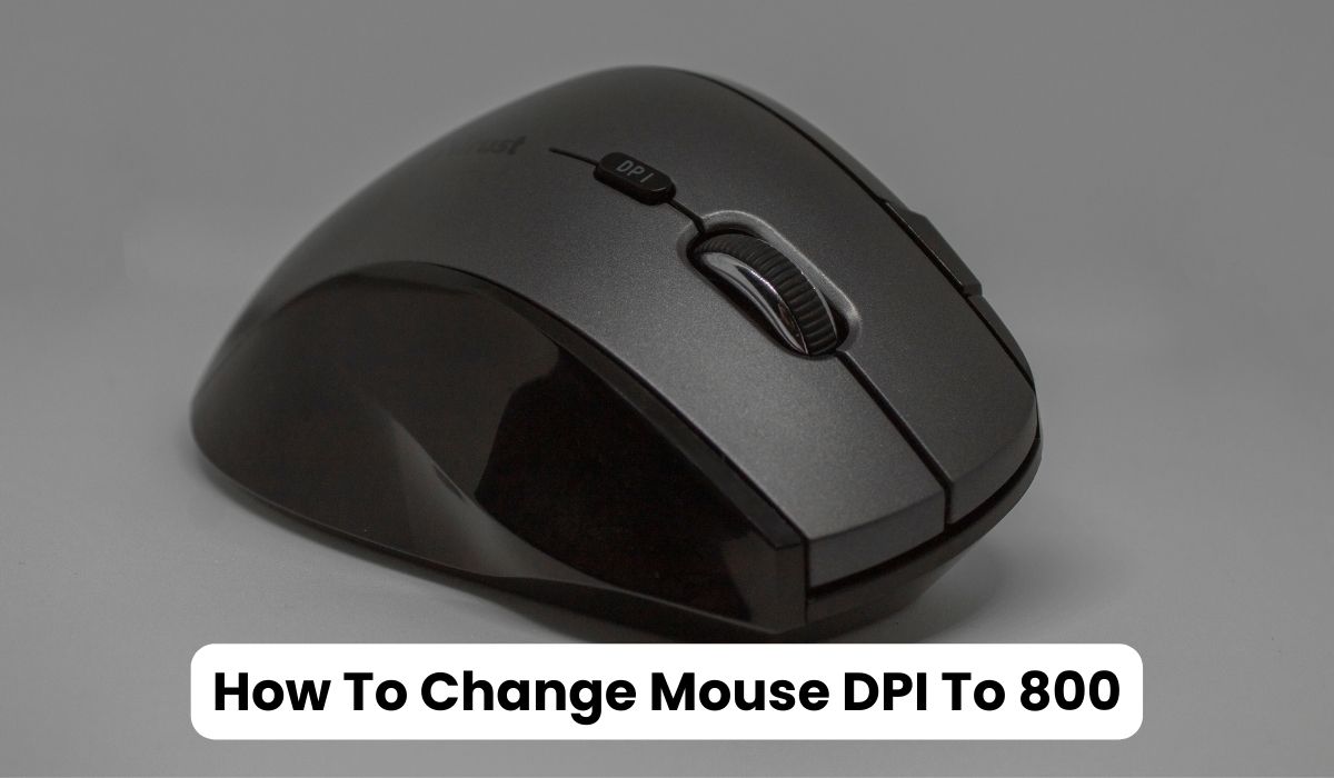 How To Change Mouse DPI To 800