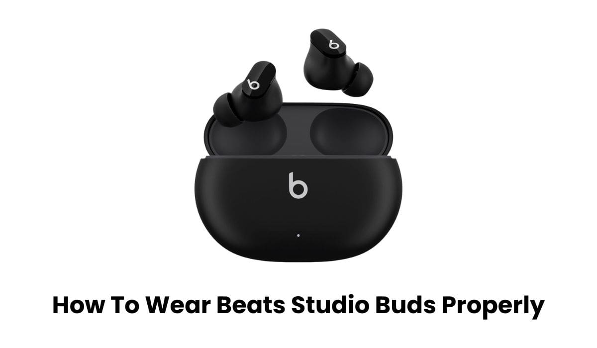 How To Wear Beats Studio Buds? [Explained 2024]